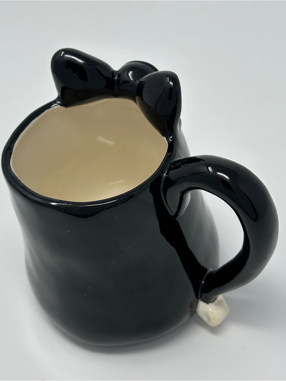 Vintage Cat-Shaped Ceramic black cat Mug - Picture 5 of 8
